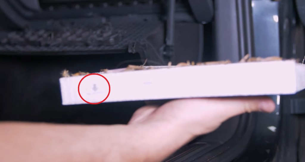 golf gti mk7 cabin filter arrow