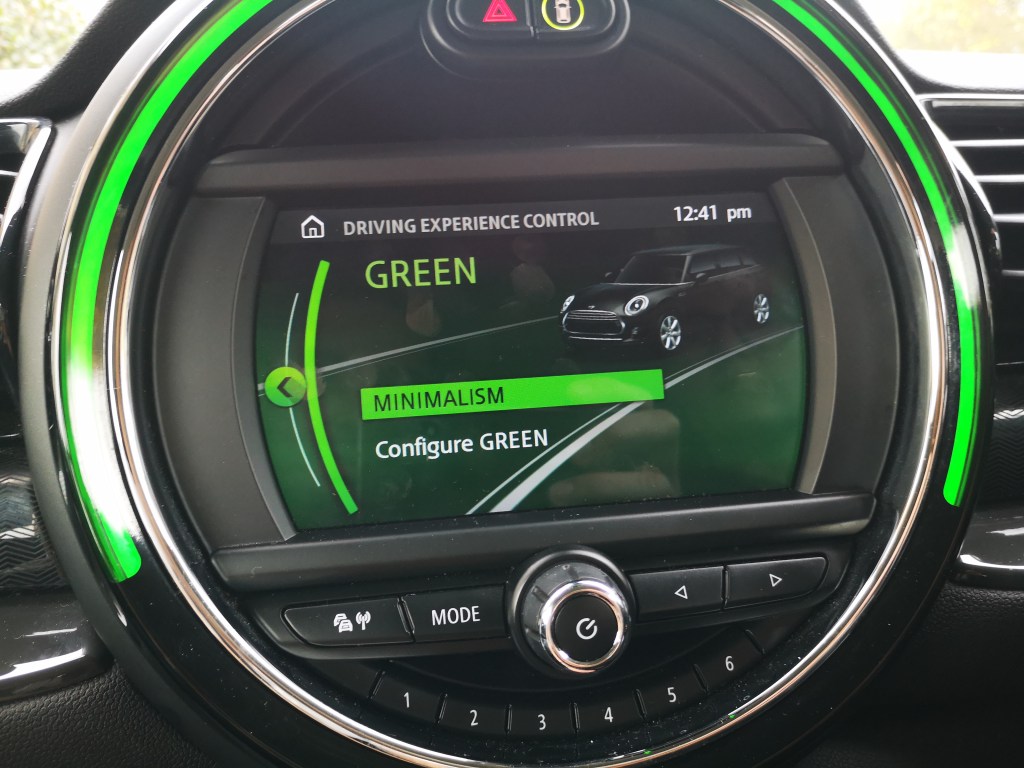 mini clubman green mode