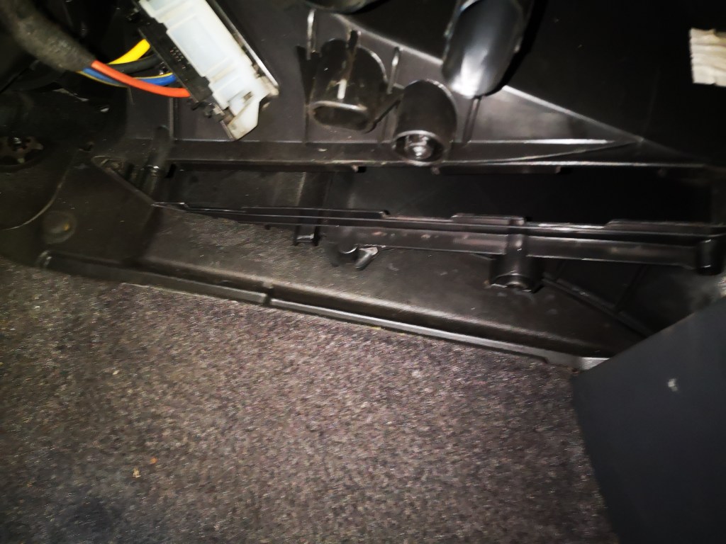 cabin filter removed