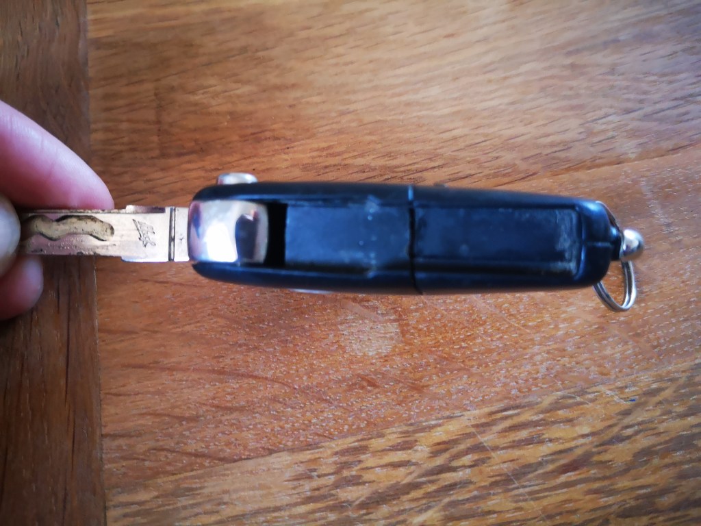 vw golf mk4 key fob key flipped out