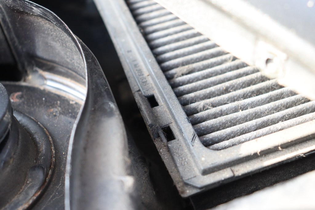 dirty golf mk4 cabin filter