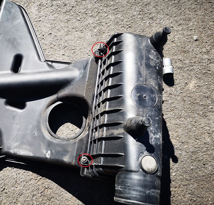 dacia duster bottom airbox torx screws