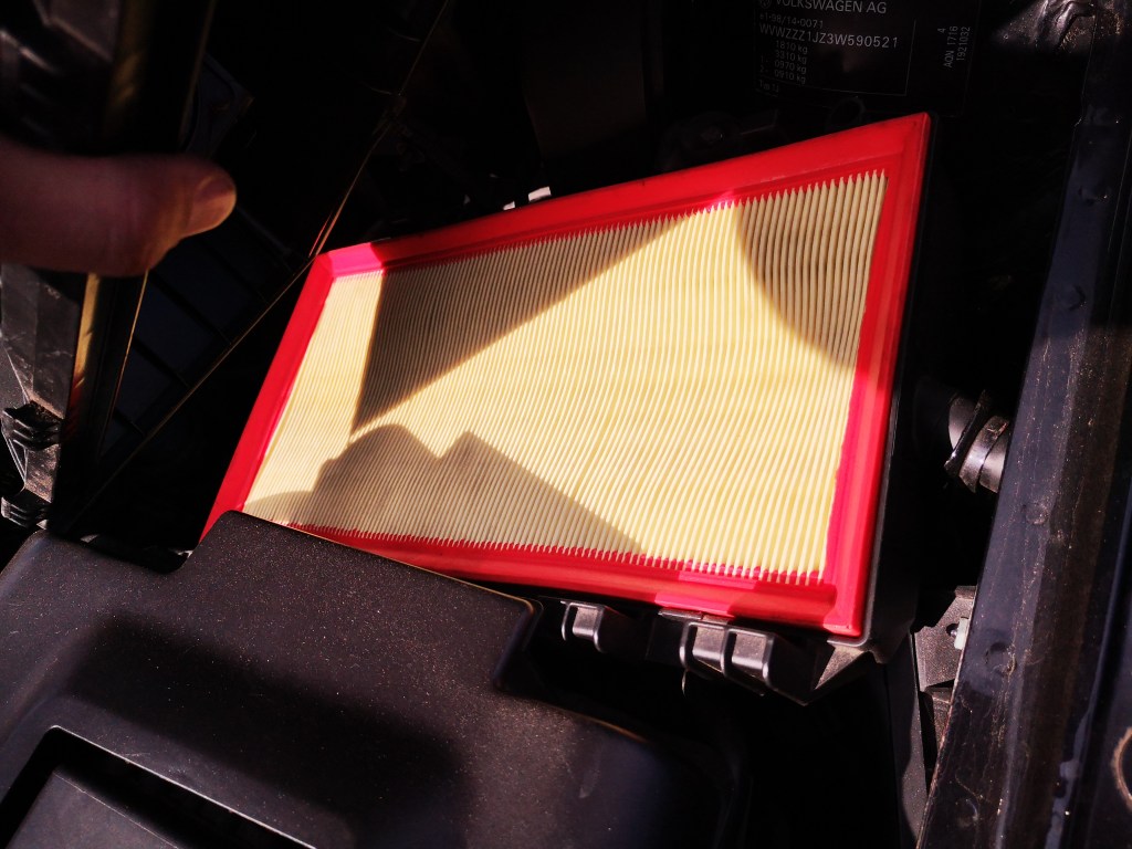 mk4 air filter panel in-situ